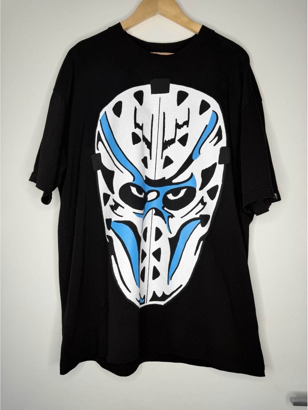 Warren Lotas Giant Hockey Mask Shirt XL EXTRA LARGE BLACK SHORT SLEEVE- NEW